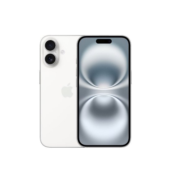 Mobitel APPLE iPhone 16, 6,1", 8GB, 128GB, iOS, bijeli