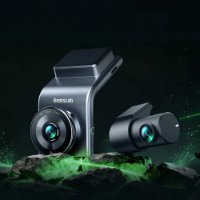 Auto kamera BOTSLAB G300H PLUS, 4K prednja + zadnja kamera, GPS, crna