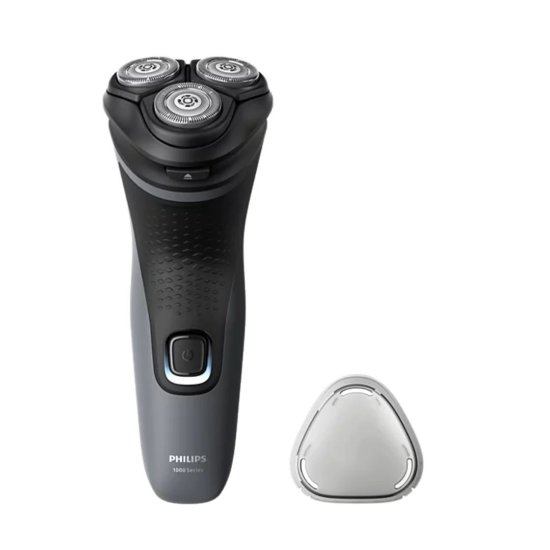 Aparat za brijanje PHILIPS S1142/00, za mokro i suho brijanje, crni/sivi