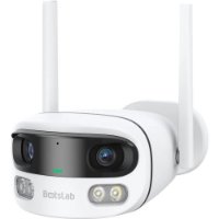 Mrežna nadzorna kamera BOTSLAB W302, Dual-Lens, 4 MP, 170°, vanjska, WiFi, bijela