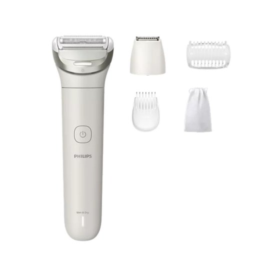 Trimer za tijelo PHILIPS BRL147/00 Lady Shaver Series 8000, mokro i suho, bijeli