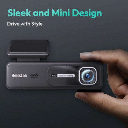 Auto kamera BOTSLAB HK30 PRO, 2K, Wi-Fi, 140°, crna