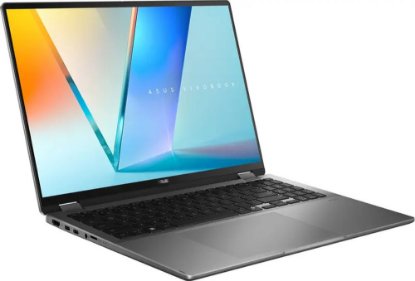 Slika Prenosnik ASUS Vivobook S 14 Flip TP3607SA-RJ003X / Core Ultra 5 226V, 16 GB, 512 GB SSD, Intel HD Graphics, 16" 2,8K 120Hz OLED, Windows 11 Pro, sive barve