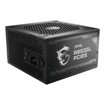 Napajanje 850W, MSI MAG A850GL PCIE5, ATX v3.0, 120mm vent, modularno, 80+ Gold
