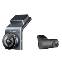 Auto kamera BOTSLAB G300H PLUS, 4K prednja + zadnja kamera, GPS, crna