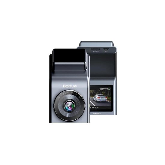 Auto kamera BOTSLAB G300H PLUS, 4K prednja + zadnja kamera, GPS, crna