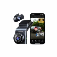 Auto kamera BOTSLAB G300H PLUS, 4K prednja + zadnja kamera, GPS, crna