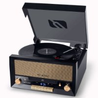 Mini linija MUSE MT- 110B CD/ FM/ USB sa gramofonom, crni