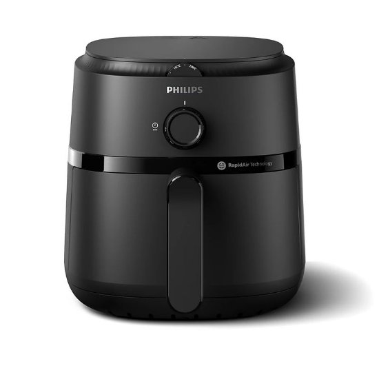 Friteza na vrući zrak PHILIPS NA120/00, Airfryer, 1300 W, 4,2 l, crna
