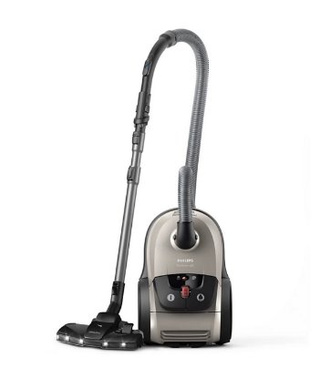 Usisavač PHILIPS XD8152/12, 900 W, 4 L vrećica, sreberni