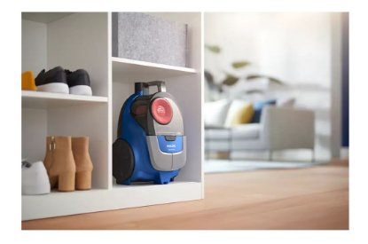 Usisavač PHILIPS XB2123/09, 850 W, bez vrećice, 1,3 l, plavi