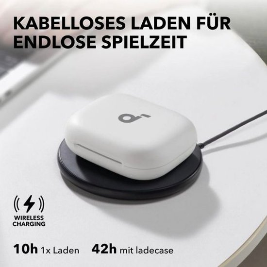 Slušalice ANKER SoundCore AeroFit 2, Ozone, open-ear, bežične, Bluetooth, bijele
