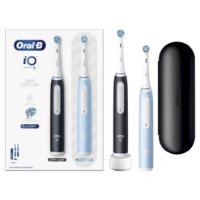 Električna četkica za zube ORAL-B iO3, duopack crno-plava