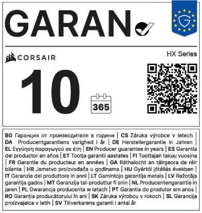 Napajanje 1500W, CORSAIR HX1500i Shift, CP-9020269-EU, ATX v3.1, 140mm vent., 80+ Platinum, modularno