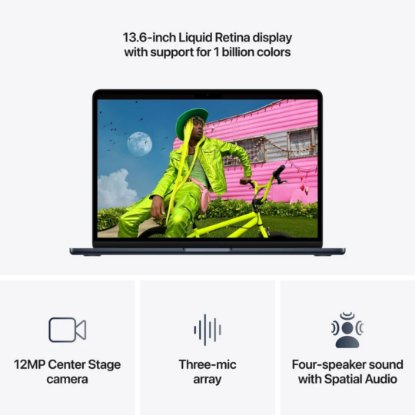 Laptop APPLE MacBook Air 13,6" mdhf4cr/a / M5 10C, 16GB, 1TB SSD, HD Graphics, plavi