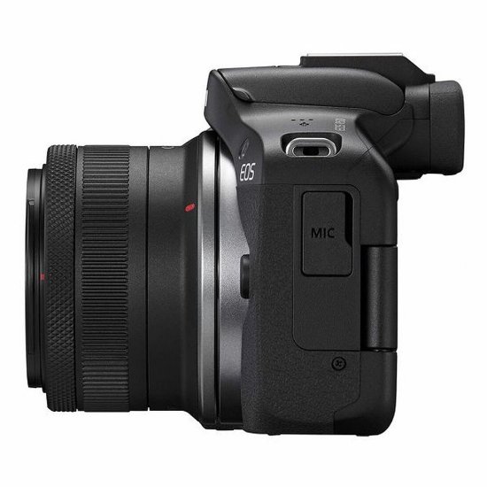 Digitalni fotoaparat CANON EOS R50 + RF-S 18-45mm + RF-S 55-210mm STM, 24,2 Mp, 4K Ultra HD, crni