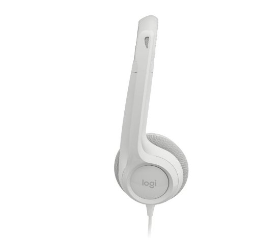 Slušalice LOGITECH H390, USB, bijele