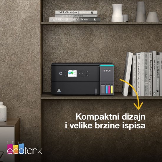 Multifunkcijski printer EPSON EcoTank L6360, printer/scanner/copy, 4800 x 1200, USB, LAN, WiFi, crni