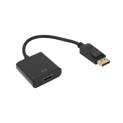 Adapter SBOX, DP (M), HDMI (Ž), crni