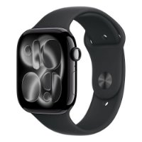 Pametni sat APPLE Watch S11 GPS, 46mm Jet Black Alu Case with Black Sport Band - M/L