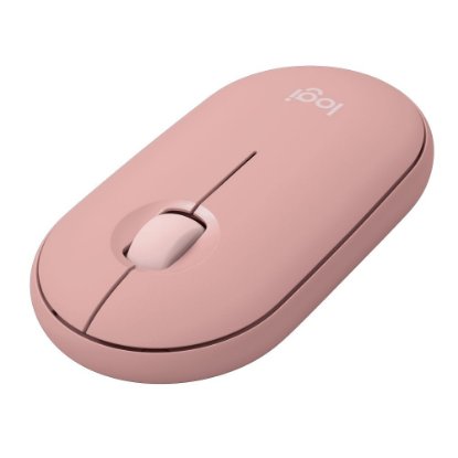 Miš LOGITECH M350s Pebble 2, optički, BT, rozi