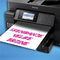 Multifunkcijski printer EPSON EcoTank L15150, printer/scanner/copy/fax, A3, 4800 dpi, USB, LAN, WiFi, crni