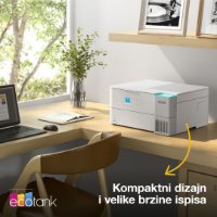 Multifunkcijski printer EPSON EcoTank L4366, printer/scanner/copy, 4800 x 1200, USB, WiFi, bijeli