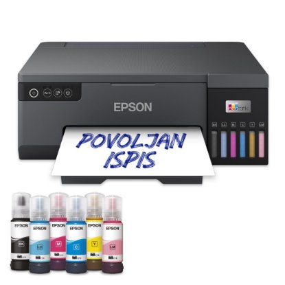 Printer EPSON EcoTank L8050 Photo, tintni, USB, WiFi, crni