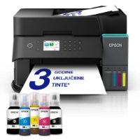 Multifunkcijski printer EPSON EcoTank L6370, printer/scanner/copy, 4800 x 1200, USB, LAN, WiFi, crni