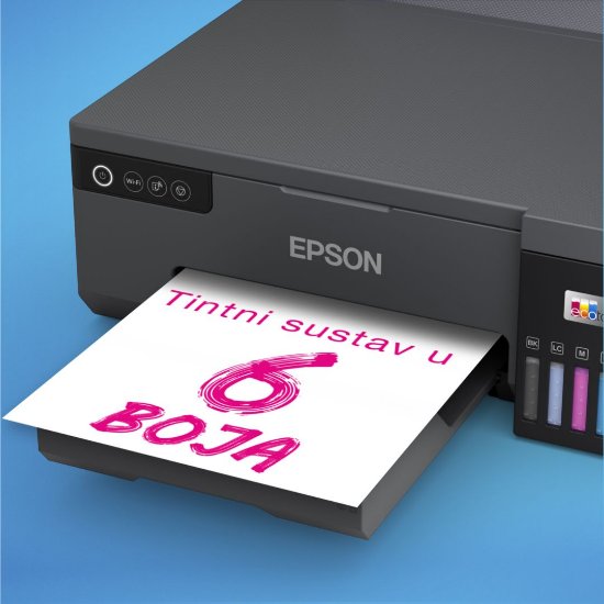 Printer EPSON EcoTank L8050 Photo, tintni, USB, WiFi, crni