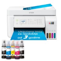Multifunkcijski printer EPSON EcoTank L5316, printer/scanner/copy/fax, 5760 dpi, USB, LAN, WiFi, bijeli