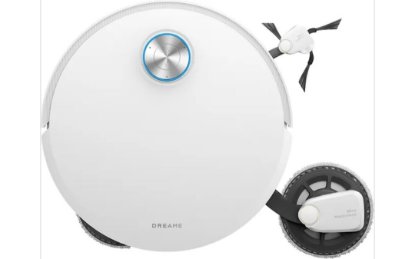 Robotski usisavač DREAME X60 Pro Ultra Complete sa stanicom za samopražnjenje, bijeli