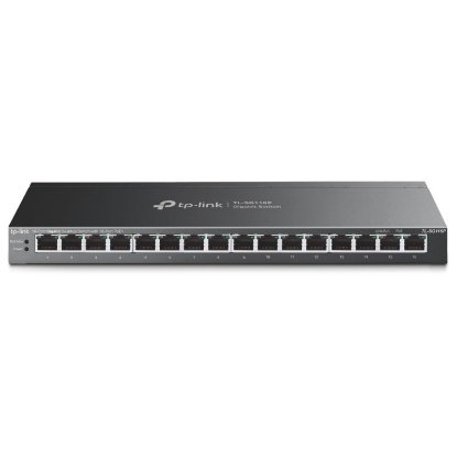 Switch TP-LINK TL-SG116P, 16×G-LAN PoE+, 802.3af/at, 120W