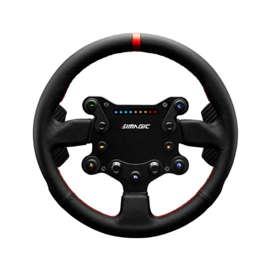 Volan SIMAGIC GTS, Gaming, PC, 300 mm, Alcantara, crni