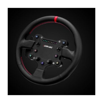 Volan SIMAGIC GTS, Gaming, PC, 300 mm, kožni, crni