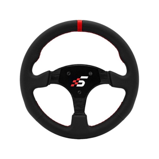Volan SIMAGIC P-330R, Gaming, 330 mm, kožni, crni