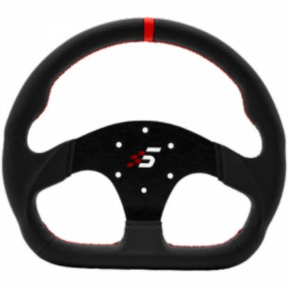 Volan SIMAGIC P-325D, Gaming, PC, 325 mm, kožni, crni