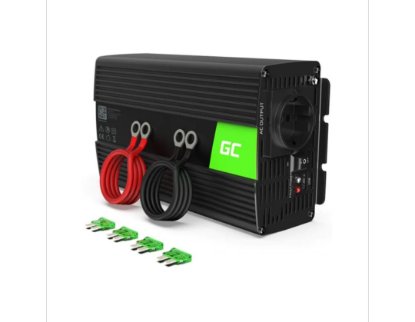 Strujni inverter GREEN CELL, 12V na 220V, 1000W/2000W (INV08)