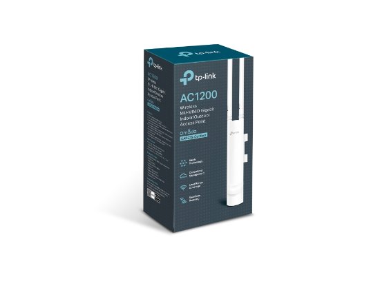 Access Point TP-LINK EAP225-Outdoor, AC1200, 876Mbps, 802.11b/g/n/ac, G-Lan, PoE, IP65, bežični