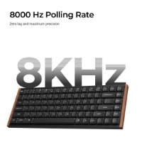 Tipkovnica KEYCHRON K3 Ultra, RGB, Milk POM Red Switch, UK Layout, bežična, crna