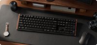 Tipkovnica KEYCHRON K5 Ultra, RGB, Milk POM Red Switch, UK Layout, bežična, crna