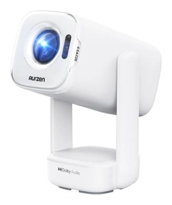 Projektor AURZEN EAZZE D1 Air, 1080p, LCD, 300 ANSI lm, WiFi, HDMI, Bluetooth, bijeli
