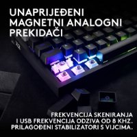 Tipkovnica LOGITECH PRO X2 Rapid, mehanička, crna