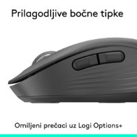 Miš Signature M650, optički, bežični, BT, 4000dpi. crni + podloga za miš, crna