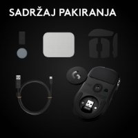 Miš LOGITECH PRO X3 Superstrike, Gaming, optički, 48000dpi, USB, crni