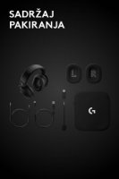 Slušalice LOGITECH G PRO X3 LIGHTSPEED, crne