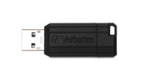 Memorija USB FLASH DRIVE 64 GB, VERBATIM, PinStripe, crni