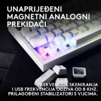Tipkovnica LOGITECH PRO X2 Rapid, mehanička, bijela