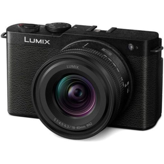 Digitalni fotoaparat PANASONIC Lumix DC-S9 + Lumix S 18-40mm f/4.5-6.3, 24,2 Mp, 6K, crni