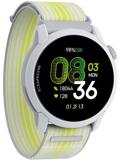 Pametni sat COROS Pace 4, GPS, multisport, bijeli, najlonska narukvica